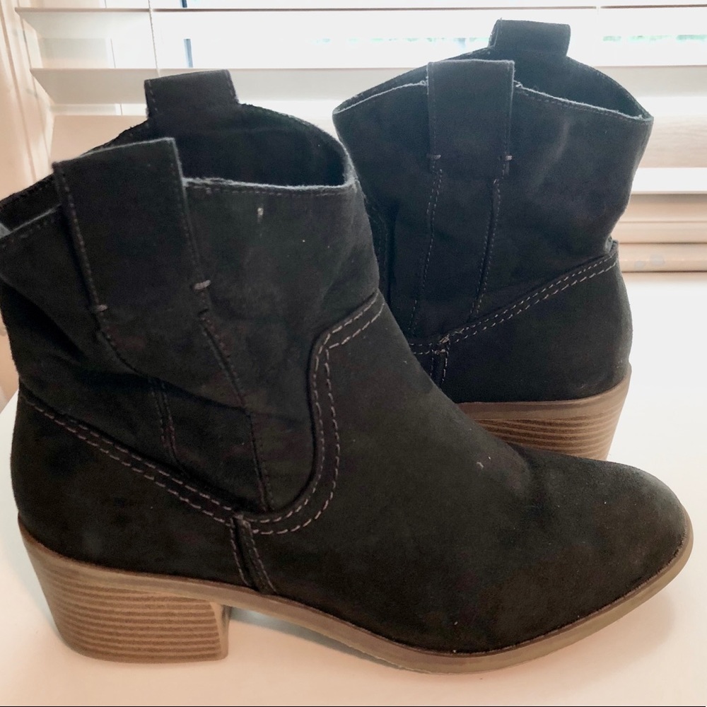 [target] • black western style booties